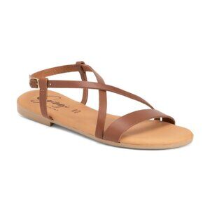 GINGI Made In Italy Leather Strappy Sandals